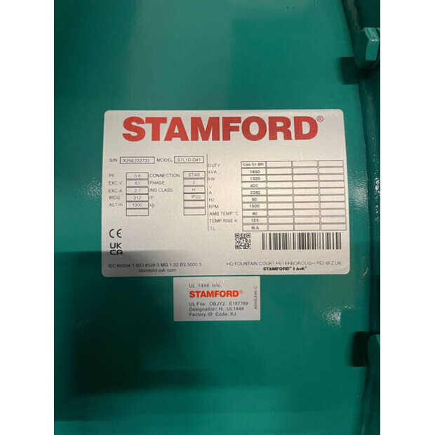 2025 CUMMINS C1675D5A-47245687
