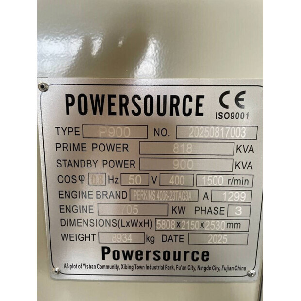 2025 Perkins 4006-23TAG3A-47245856