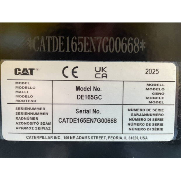 2025 Caterpillar DE165GC-47246153
