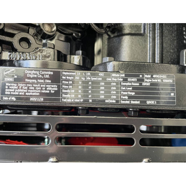 2026 CUMMINS 4BTA3.9-G11-47246179