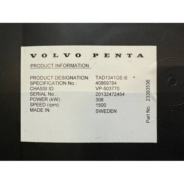 2025 Volvo TAD1341GE-47246290