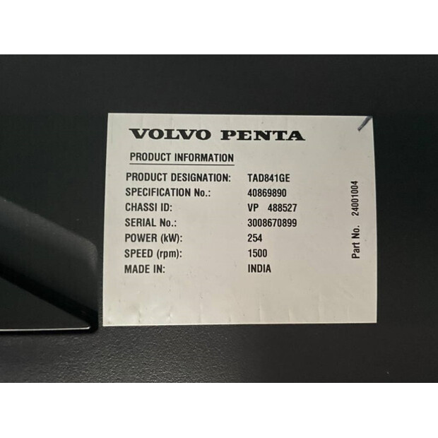 2025 Volvo TAD841GE-47247067