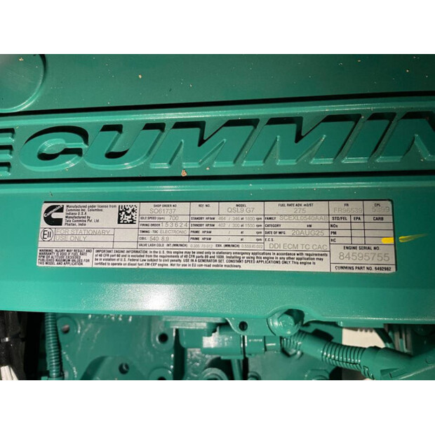 2026 CUMMINS C330D5EQ-47247953