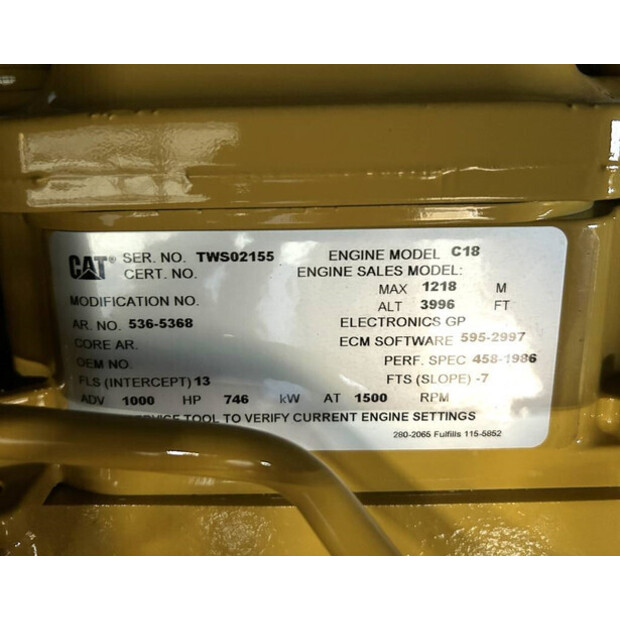 2025 Caterpillar DE850E0 - C18-47247975