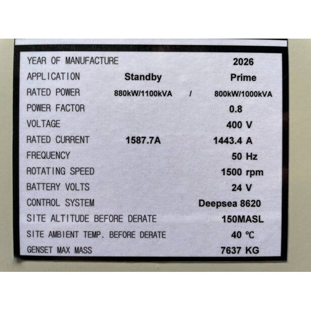 2026 CUMMINS KTA38-G5-47248137