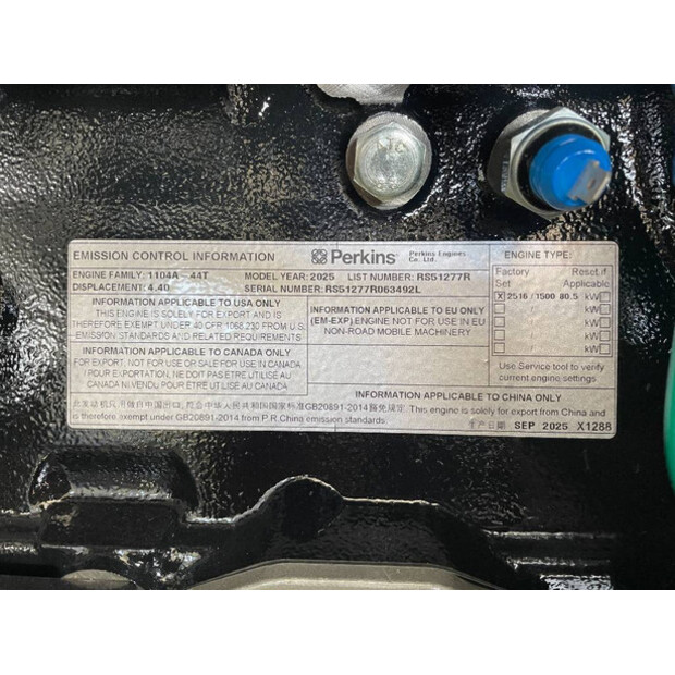 2026 Perkins 1104A-44TG2-47248374