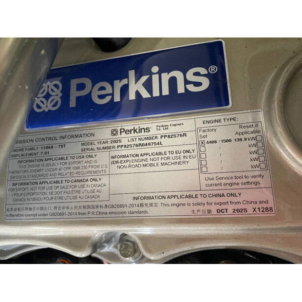 2026 Perkins 1106A-70TG1-47248614