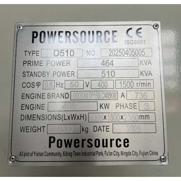 2025 Hyundai DP158LC-47248681