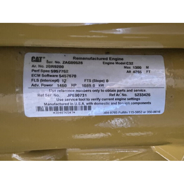 2025 Caterpillar C32-47248821