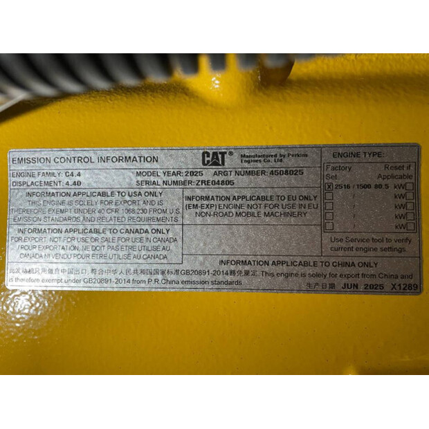 2025 Caterpillar DE88E0-47248927