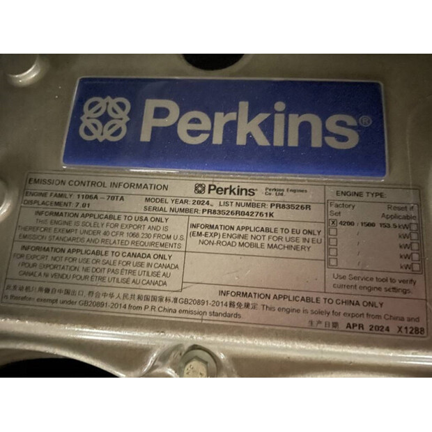 2024 Perkins 1106A-70TA-47249154