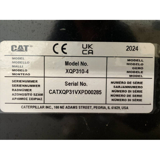 2025 Caterpillar XQP310-47249266