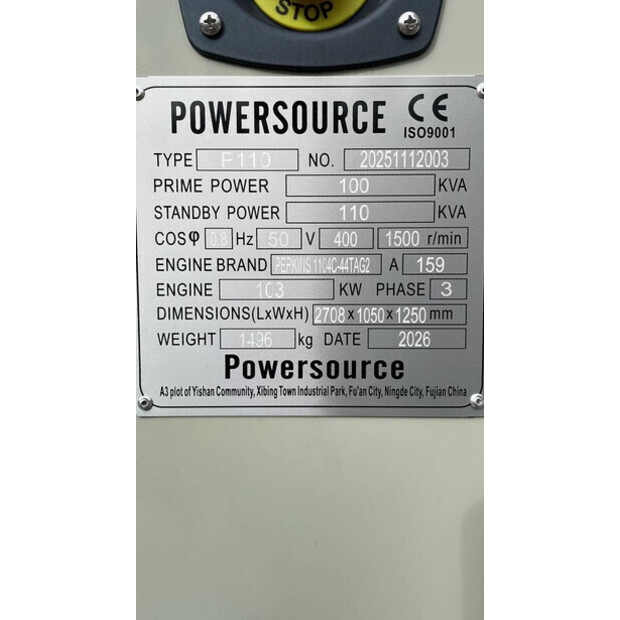 2026 Perkins 1104C-44TAG2-47249579