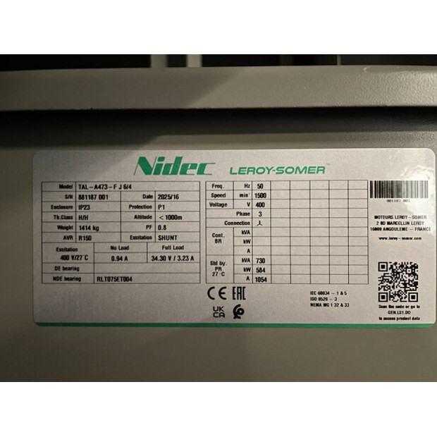 2025 CUMMINS KTAA19-G6A-47249716