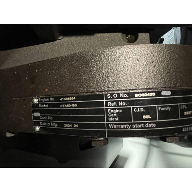2026 CUMMINS KTA50-G3-47249728