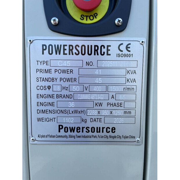 2026 CUMMINS 4BT3.9-G2-47249820