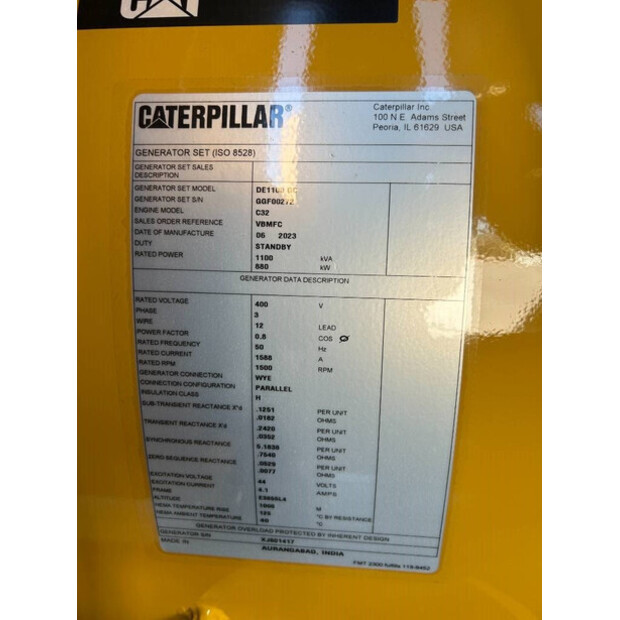 2025 Caterpillar DE1100GC-47249841