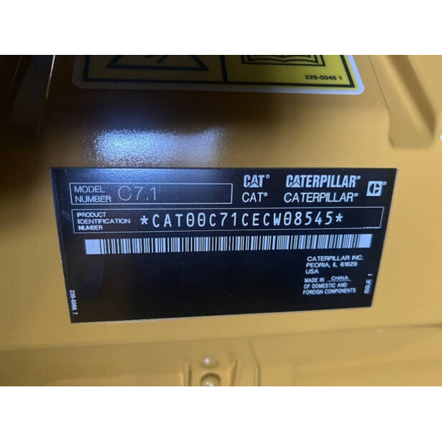 2025 Caterpillar DE200E0 - 200 kVA Generator - DPX-18017-47250151