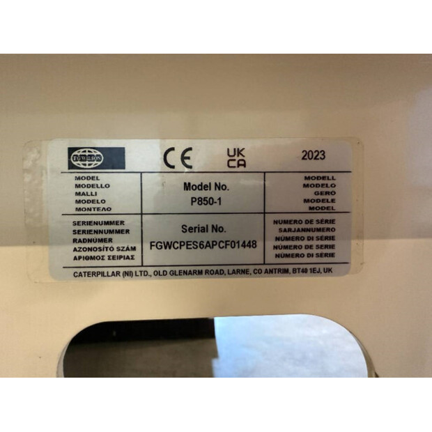 2025 اف جي ويلسون P850-1-47250225