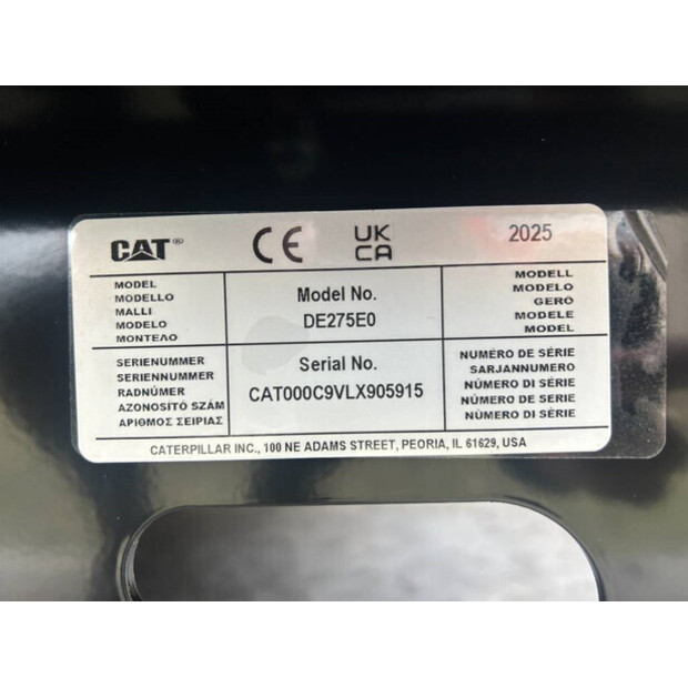 2025 Caterpillar DE275E0 - C9-47250261