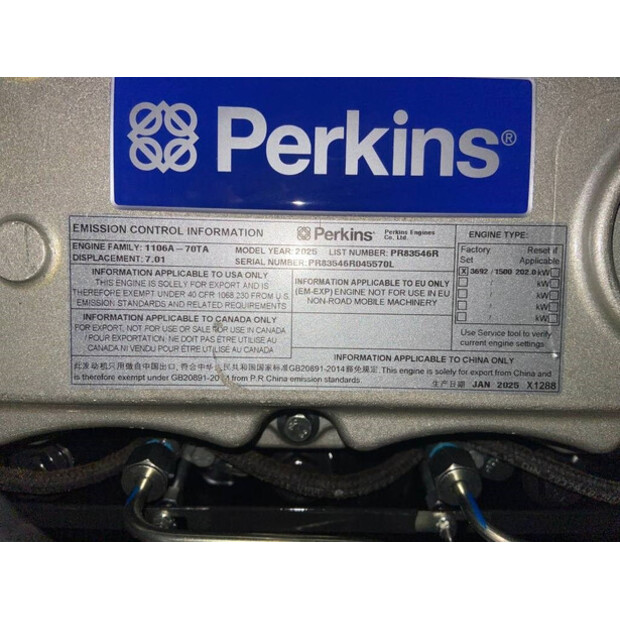 2025 Perkins 1106A-70TAG4-47250365