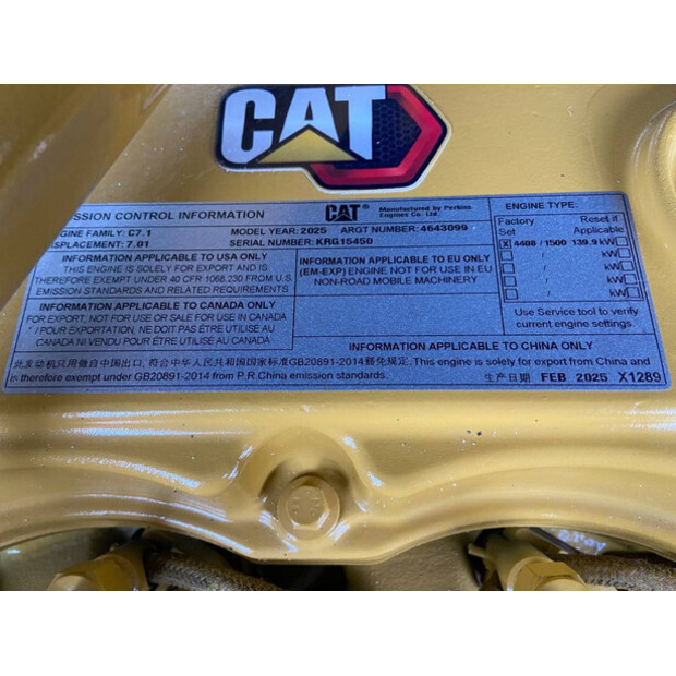 2025 Caterpillar DE150E0-47250457