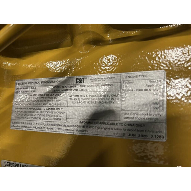 2025 Caterpillar DE88GC-47250640