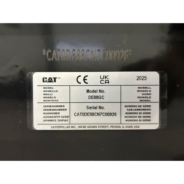 2025 Caterpillar DE88GC-47250649