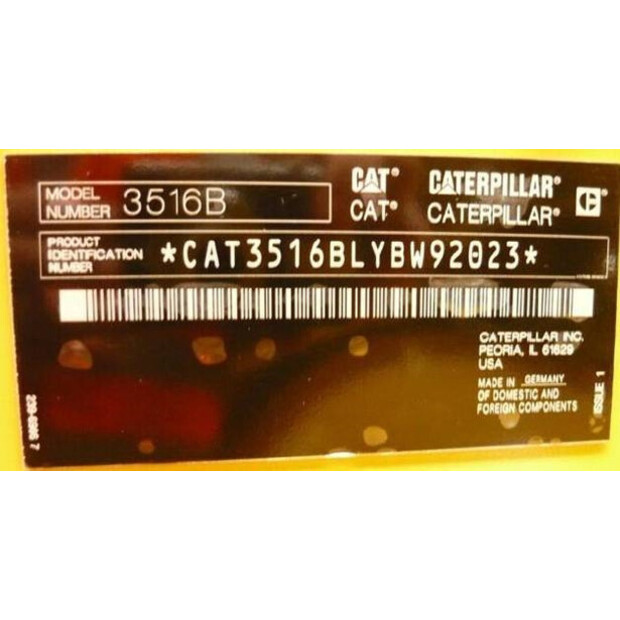 2025 Caterpillar 3516B HD - 2.500 kVA Generator - DPX-18107-47251061