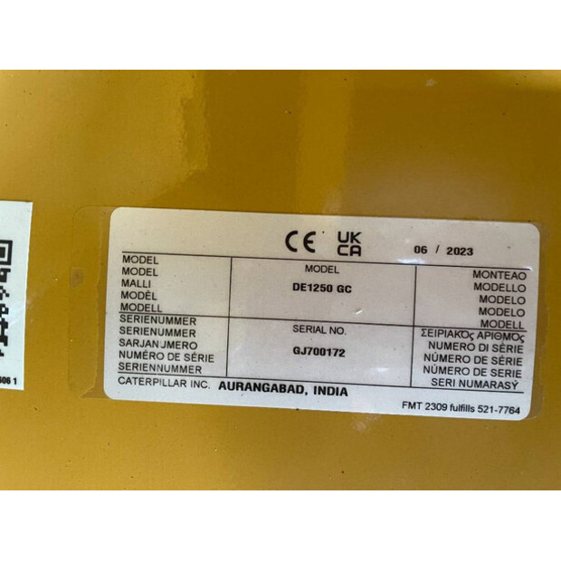 2025 كاتربيلر DE1250GC-47251265