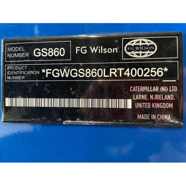 2025 FG Wilson P1250-1 - 1250 kVA Open Genset - DPX-16028-O-47251383