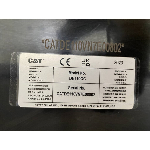 2025 Caterpillar DE110GC-47251449
