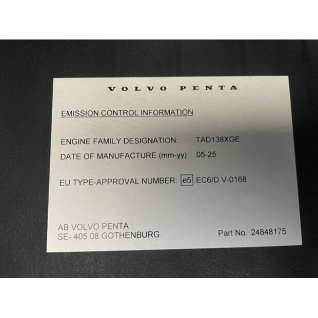 2025 Volvo TAD1382GE-47251467