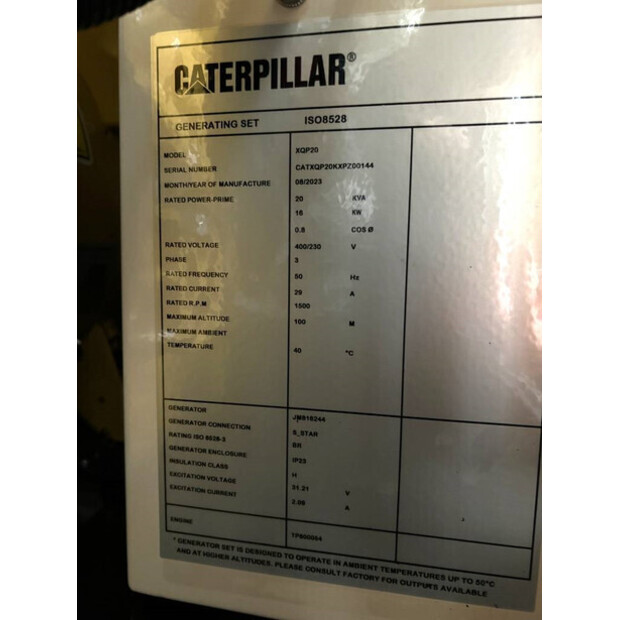 2025 Caterpillar XQP20-47251525