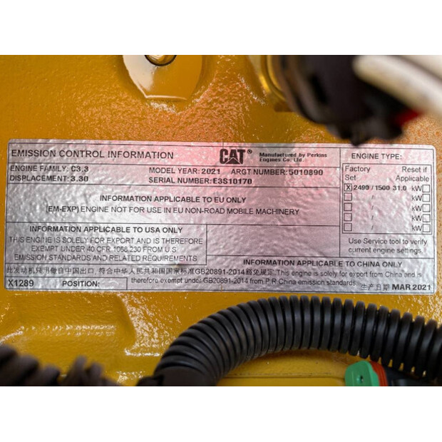 2025 Caterpillar C3.3 DE33GC-47251650