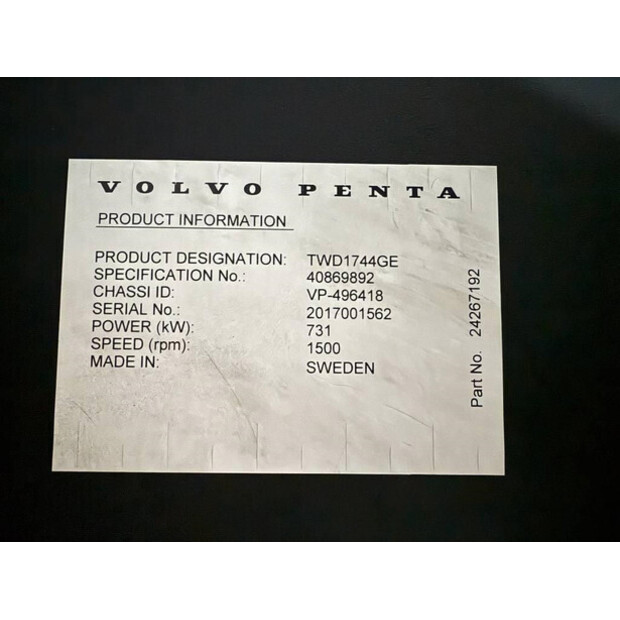 2025 Volvo TWD1744GE-47251897