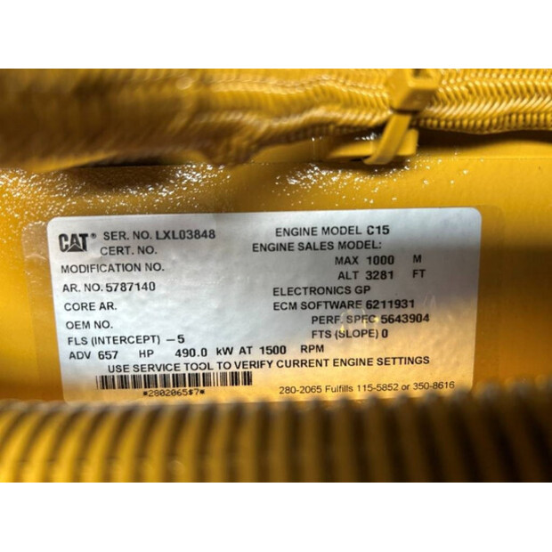 2025 Caterpillar DE550E0 - C15-47251995