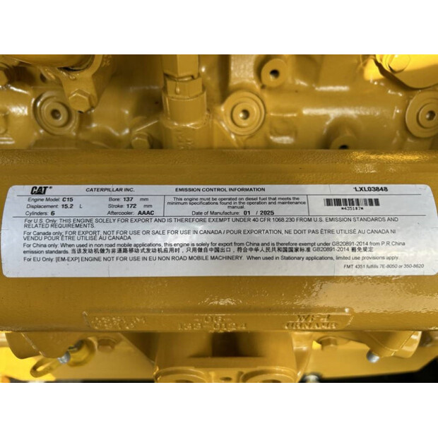 2025 Caterpillar DE550E0 - C15-47251996