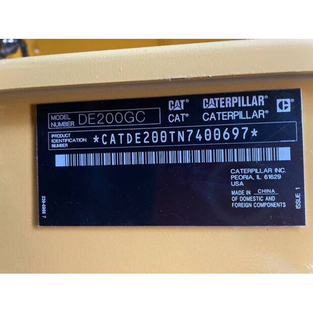 2025 Caterpillar DE200GC - 200 kVA Stand-by Generator - DPX-18211-47252024