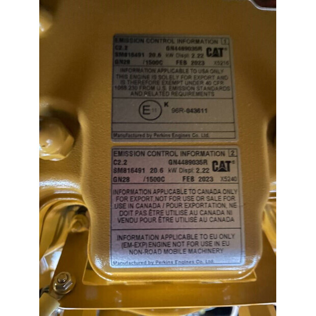 2024 Caterpillar C2.2 DE22E3-47252053