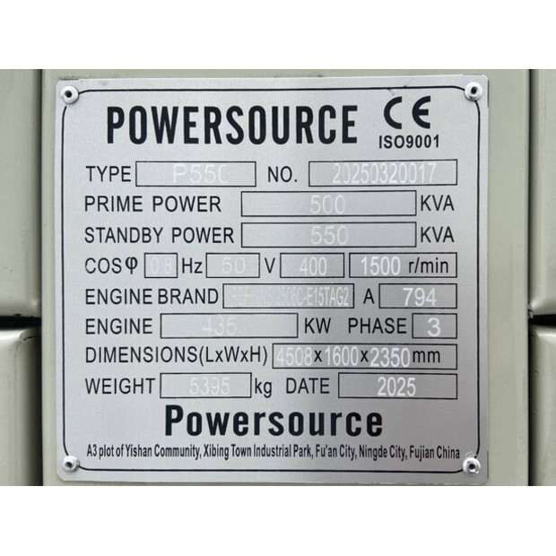 2025 Perkins 2506C-E1STAG2-47252088