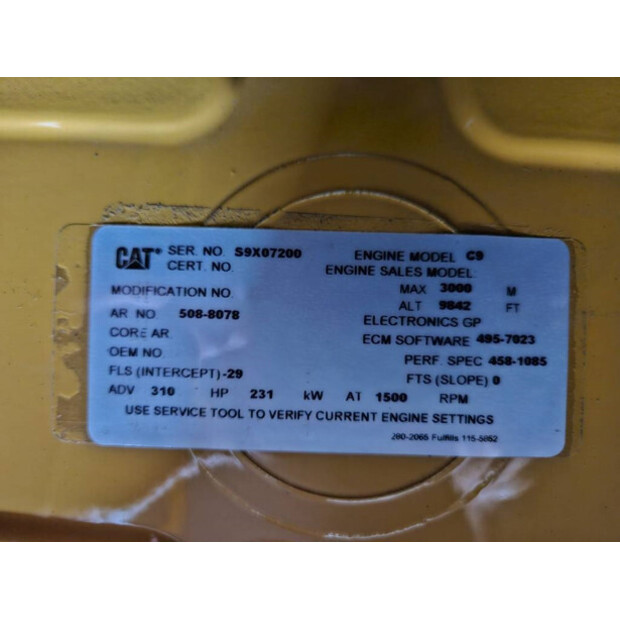 2025 Caterpillar C9 - DE250E0-47252119