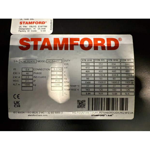 2025 Volvo TAD1346GE-47252155