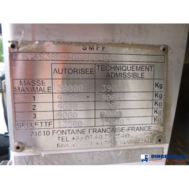 2010 MAGYAR Food tank (milk) inox 30 m3 / 1 comp + pump-47269866
