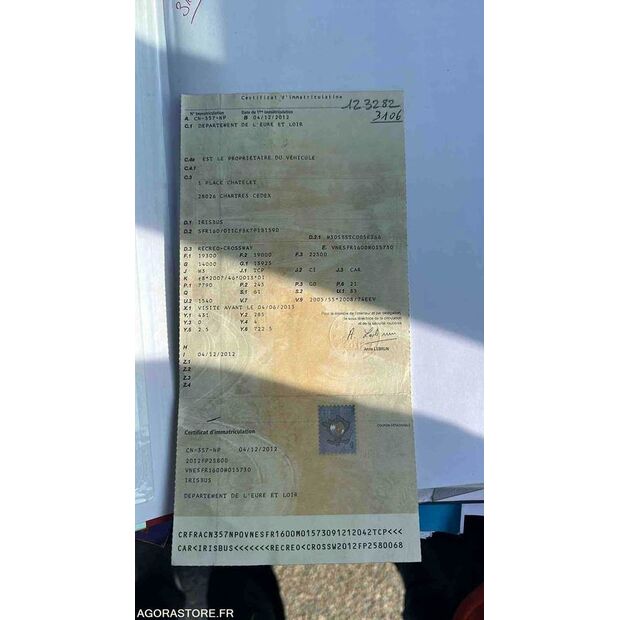 2012 IRISBUS RECREO-47288134