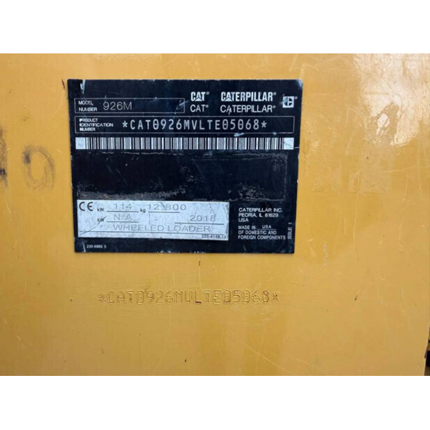 2018 Caterpillar 926M-47323453