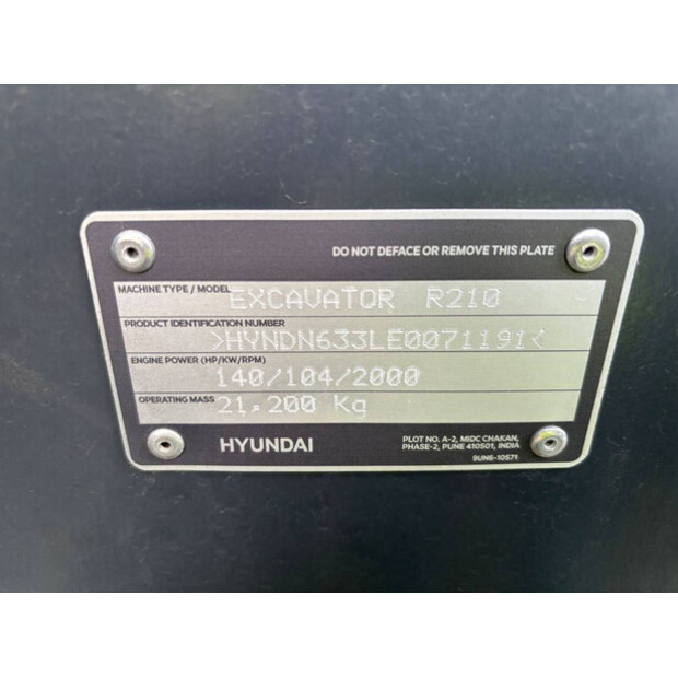 2025 Hyundai R210-47326064