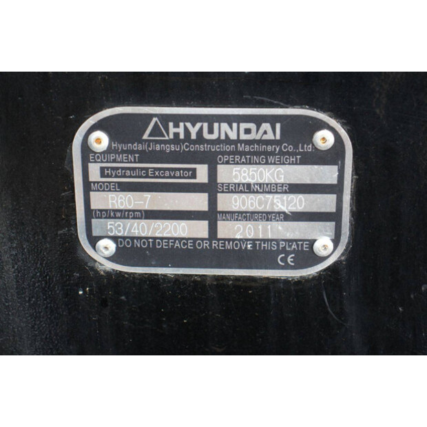 2011 Hyundai R60-7-47346958