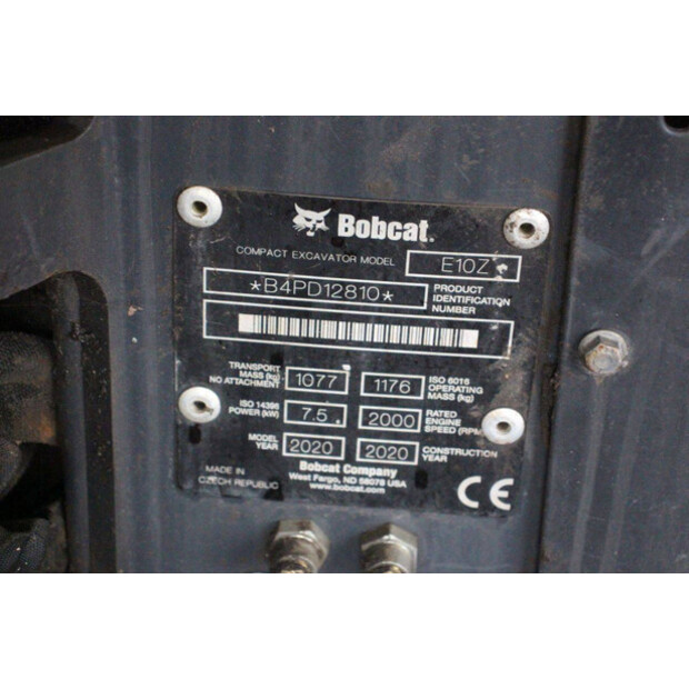 2020 BOBCAT E10Z-47347842