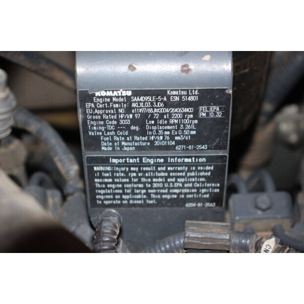 2011 كوماتسو PC138US-8-47348106